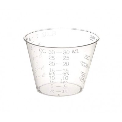 Ps Pp Hospital Cheap Custom 30ml 60ml Disposable Plastic Measuring Medicine Cups For China Supplier