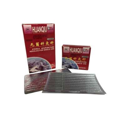 huan qiu  mac hand gold magnetic oem 0.2 acupuncture press needles