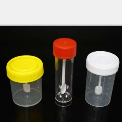 fecal plastic disposable stool collection container