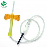 Disposable safty vacuum blood collection needle  Plastic straight  needle