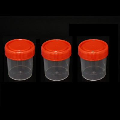 medical 60ml disposable  plastic culture hospital male  female  urine test bottles for hospital